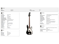 Fender Vintera III Late 60s Precision Bass Rosewood Fingerboard Black Fender Vintera III Late 60s Precision Bass Rosewood Fingerboard Black